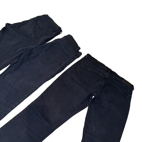 BUNDLE 3 PAIR JEANS, Express, Stretch, Mid RISE, 6s, Black - Picture 12 of 12